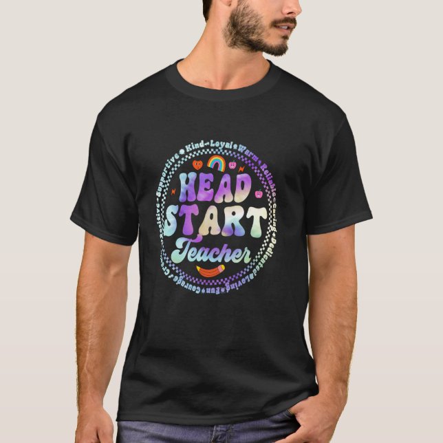 Head Start Teacher Team Homeschool Headstart Back  T-Shirt (Front)