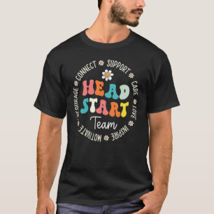 Head Start Team Homeschool Teacher Headstart Back T-Shirt