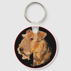 Head Study on Black Key Ring