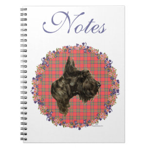 Head Study on Tartan Notebook