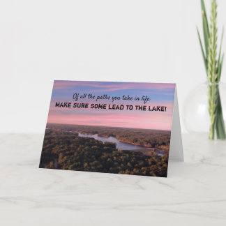 Head to the Lake Greeting Card