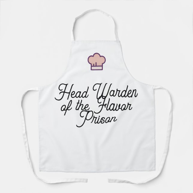 Head Warden of the Flavour Prison Apron (Front)