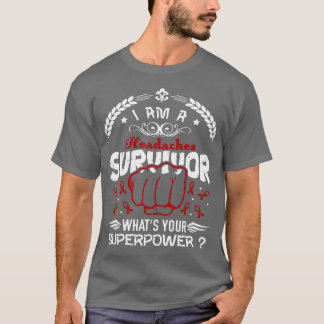 Headaches Awareness Survivor Whats Your Superpower T-Shirt