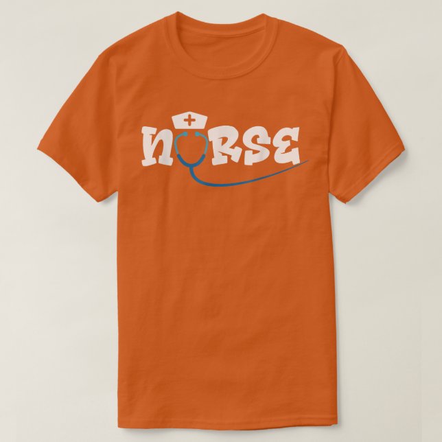 Headbands with Stethoscope Nurse Graphic Tee for W (Design Front)