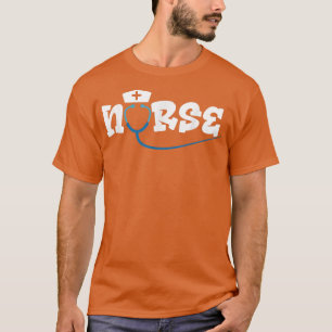 Headbands with Stethoscope Nurse Graphic Tee for W