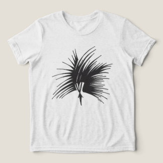 Headdress Black White Abstract Tribal Tattoo Art Tri-Blend Shirt