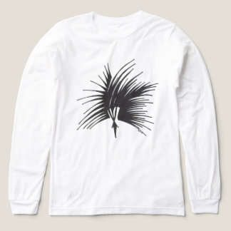 Headdress Black White Abstract Tribal Tattoo Art Tri-Blend Shirt