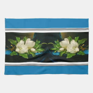 Heade Giant Magnolia Flower Blossoms Towel