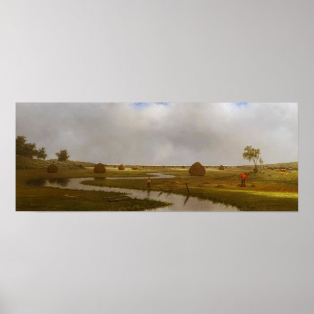 Heade - Marshfield Meadows 1878 Poster (Front)