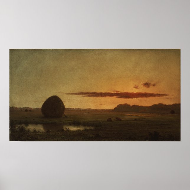 Heade - Sunset Newburyport Meadows Poster (Front)