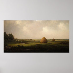 Heade - View Of Marshfield Poster