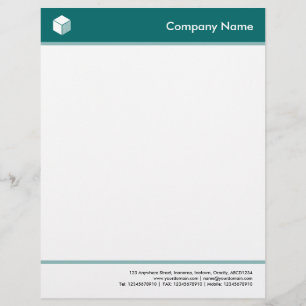 Headed and Footed - Moss Green Custom Letterhead