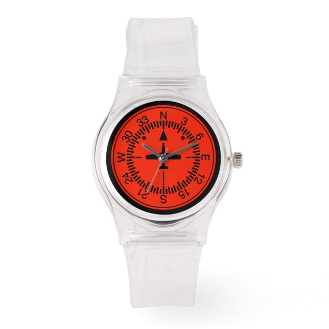 Heading Indicator Pilot Aviation Geek Watch (Front)