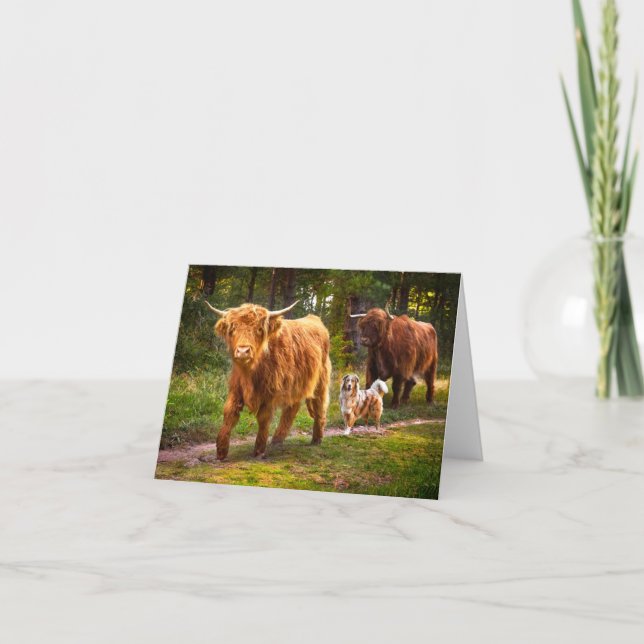 "Heading Out" Note Card (Front)