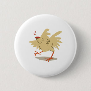 Headless Chicken 6 Cm Round Badge