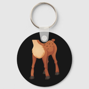 Headless Deer Lazy DIY Halloween Costume Fun Anima Key Ring