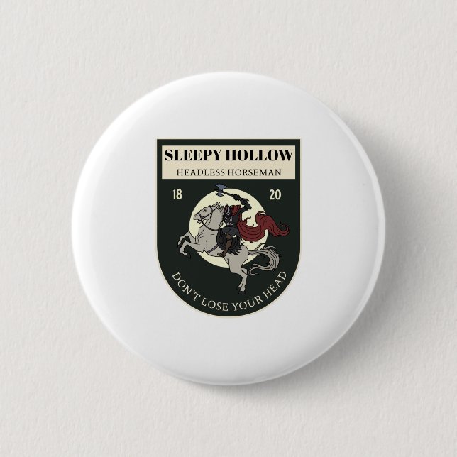 Headless Horseman 6 Cm Round Badge (Front)