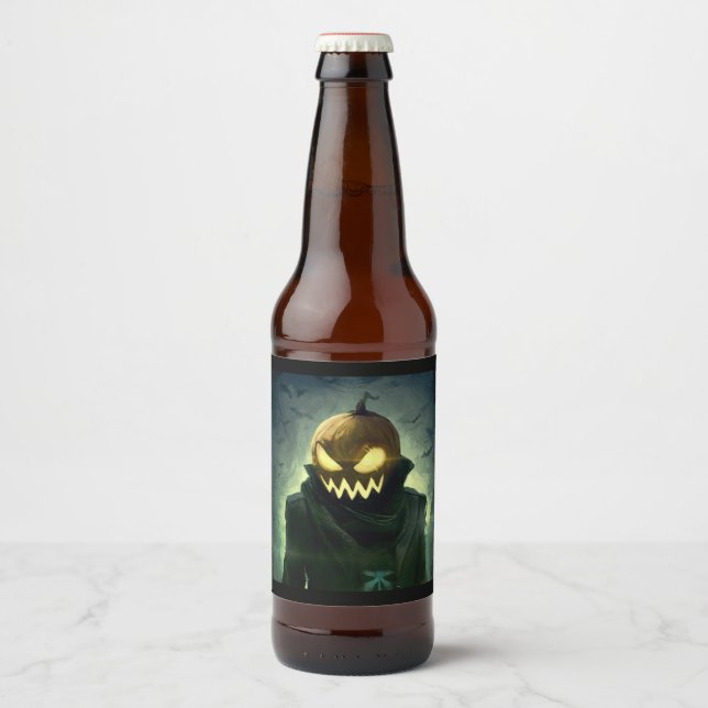 Headless Horseman Halloween Beer Labels (Front)