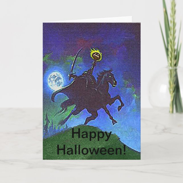 Headless Horseman in the Blue Light Card (Front)