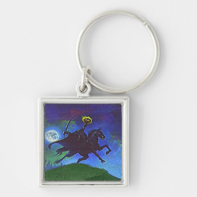 Headless Horseman in the Blue Light Key Ring (Front)