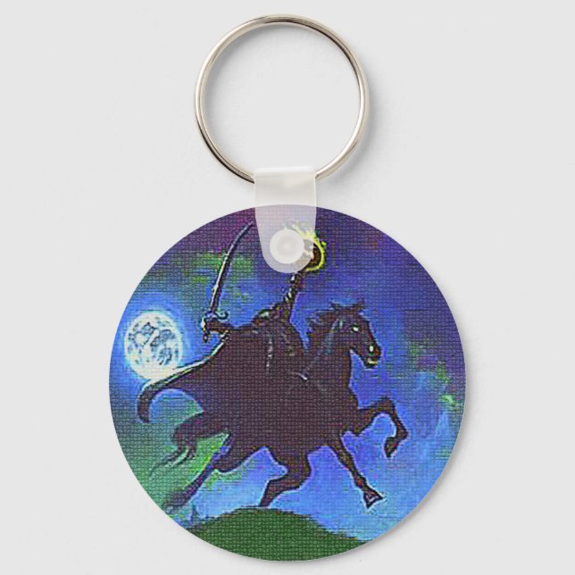 Headless Horseman in the Blue Light Key Ring (Front)