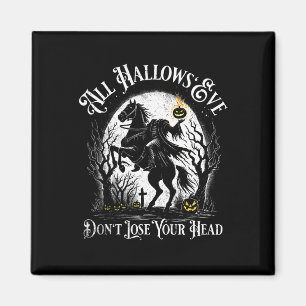 Headless Horseman Pumpkin Face Happy Halloween Sle Magnet