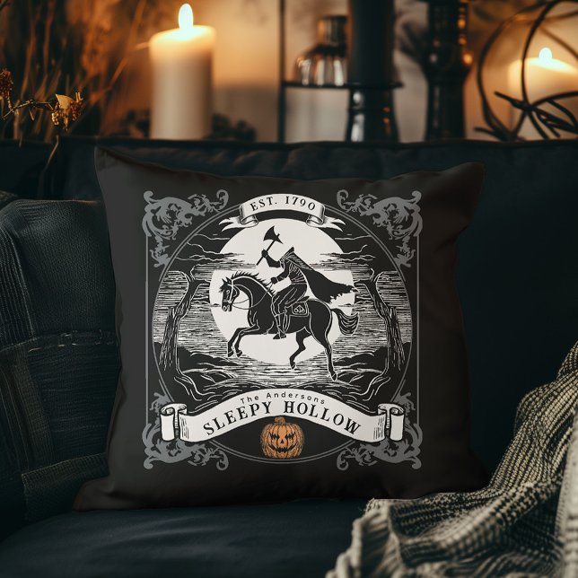 Headless Horseman Sleepy Hollow Halloween  Cushion (Creator Uploaded)