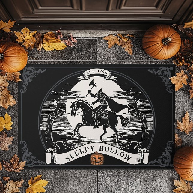 Headless Horseman Sleepy Hollow Halloween  Doormat (Creator Uploaded)