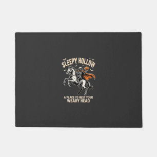 Headless Horseman Sleepy Hollow Halloween T-Shirt Doormat