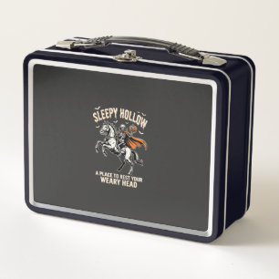 Headless Horseman Sleepy Hollow Halloween T-Shirt  Metal Lunch Box