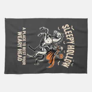 Headless Horseman Sleepy Hollow Halloween T-Shirt Tea Towel