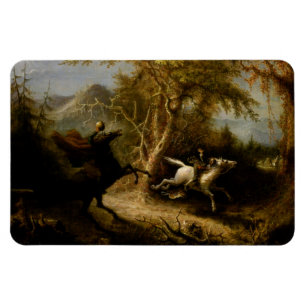 Headless Horseman, Sleepy Hollow & Ichabod Crane Magnet