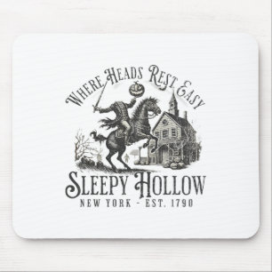 Headless Horseman Sleepy Hollow Jack O Lantern Hal Mouse Pad