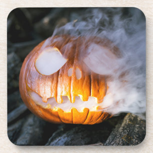 Headless Horseman's lost Pumpkin Head Halloween    Coaster