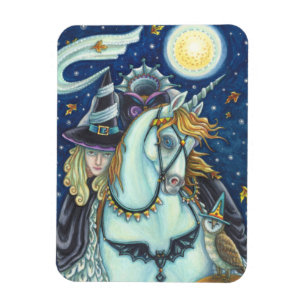 HEADLESS HORSEWOMAN, HORSE & OWL, SLEEPY HOLLOW MAGNET