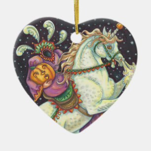HEADLESS HORSEWOMAN SLEEPY HOLLOW ORNAMENT Heart