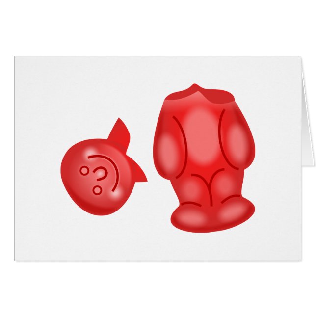Headless Jelly Baby (Front Horizontal)
