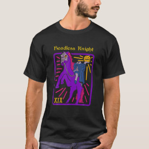 Headless Knight Tarot Card Halloween Occult Decor T-Shirt