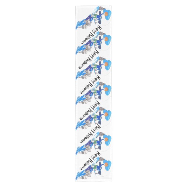 Headless Musher Alaska Halloween Table Runner (Front)
