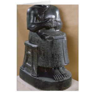 Headless statue of Prince Gudea as an