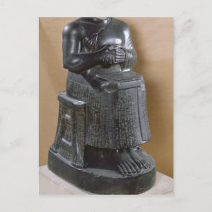 Headless statue of Prince Gudea as an Postcard