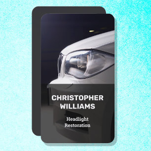 Headlight Restoration Business Card