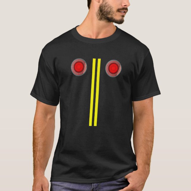 Headlights With Road Markings  Halloween Costume   T-Shirt (Front)