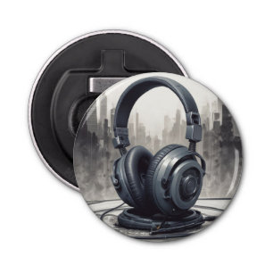 Headphone Artwork Music Lover Bottle Opener
