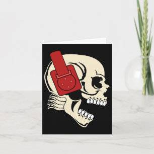 Headphone Skull Dj Halloween Creepy Edm Gift Card