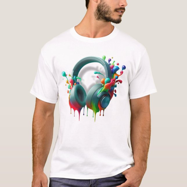 Headphone  T-Shirt (Front)