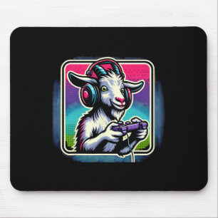 Headphone Video Game Goat Gaming Mouse Pad
