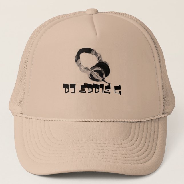 headphones9, DJ EDDIE G Trucker Hat (Front)