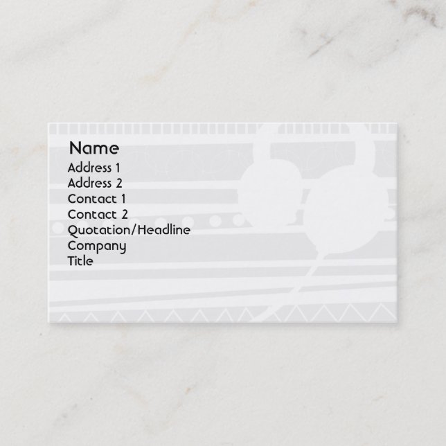 Headphones - Business Card (Front)
