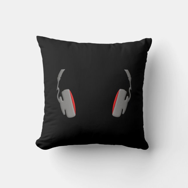 Headphones Cool Simply and Classy Cushion (Front)
